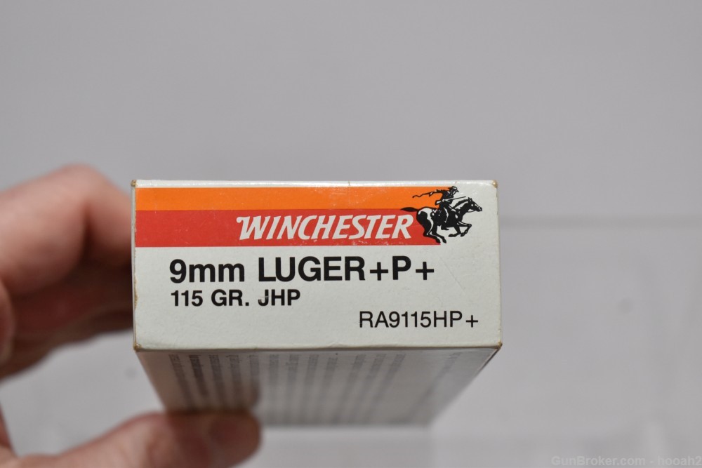 Box 45 Rds Winchester 9mm Luger +P+ 115 G Jacketed Controlled Expansion -img-3
