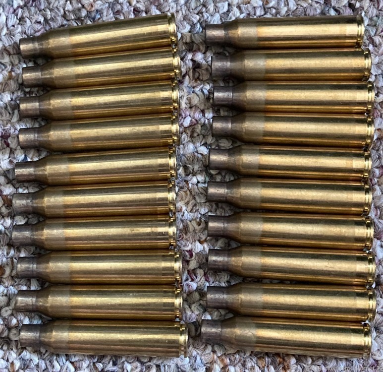 338 Lapua Mag once 1x fired brass, BBR-14 headstamp, 100 pcs-img-1