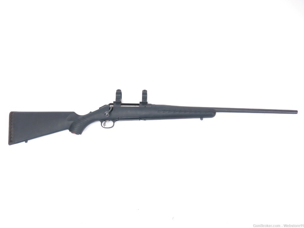 Ruger American 21" 6.5 Creedmoor Bolt Action Rifle w/ Scope Rings-img-18