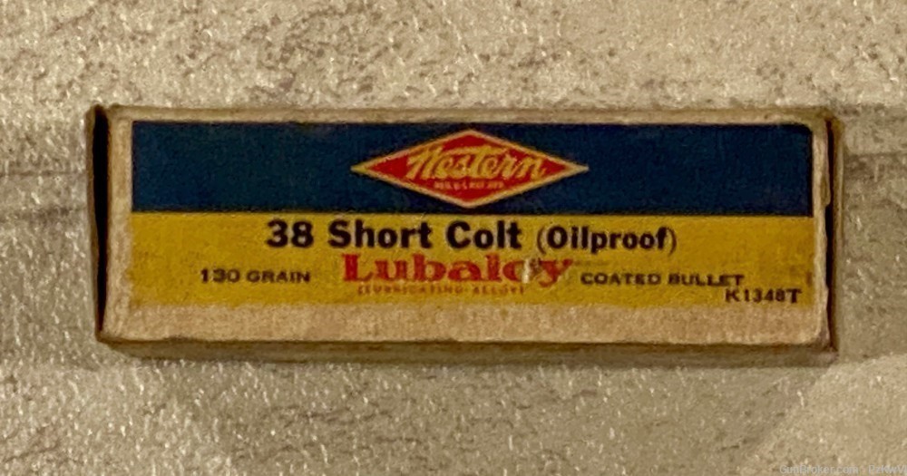 38 Short Colt Western Cartridge Vintage Collector-img-3