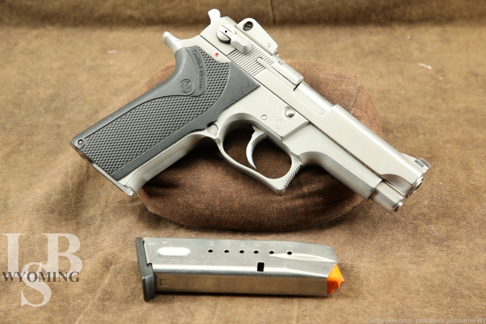 Smith & Wesson S&W Model 5906 9mm 4” Semi-Auto DA/SA Stainless Pistol-img-0