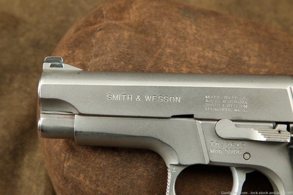 Smith & Wesson S&W Model 5906 9mm 4” Semi-Auto DA/SA Stainless Pistol-img-19