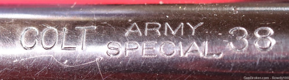Colt Army Special 38spl 6" NO RESRVE!-img-4