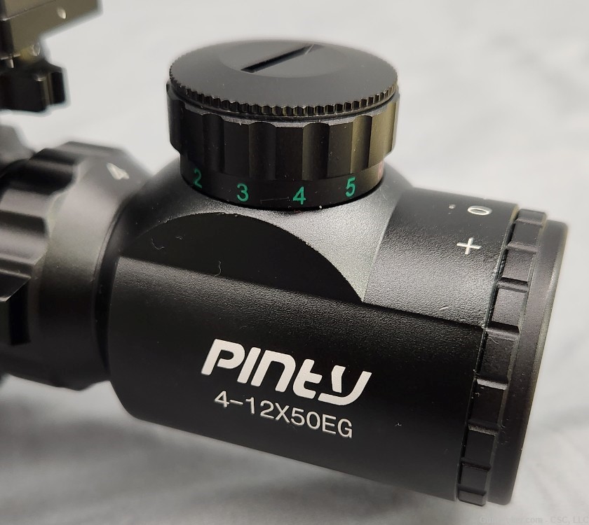 Pinty 4-12x50mm EG rifle scope with green laser and red dot-img-5