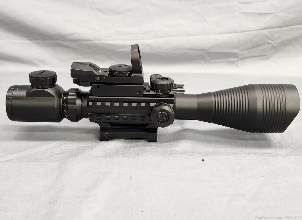 Pinty 4-12x50mm EG rifle scope with green laser and red dot-img-6
