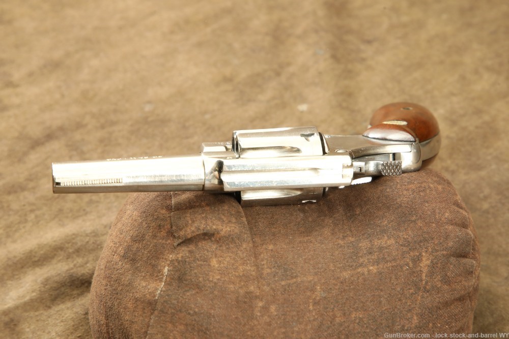 Vintage Brazilian Ina Tiger .32 S&W DA/SA Nickel Revolver C&R -img-7