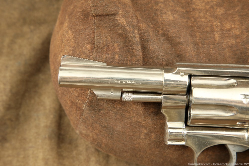 Vintage Brazilian Ina Tiger .32 S&W DA/SA Nickel Revolver C&R -img-21