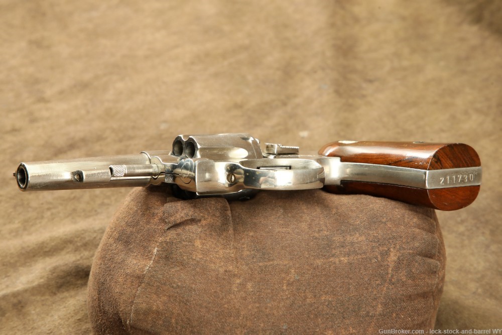 Vintage Brazilian Ina Tiger .32 S&W DA/SA Nickel Revolver C&R -img-8