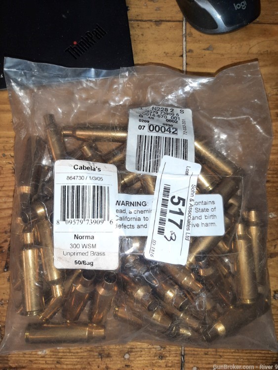 300 WSM new Norma Brass 50 count-img-0