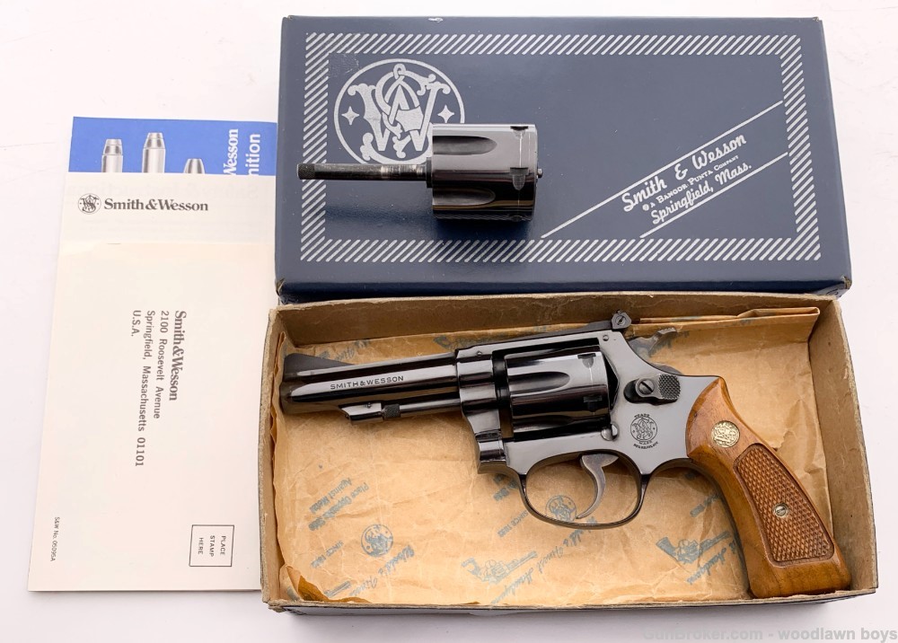 S&W 3.5" BLUE MODEL 51 DUAL CYLINDER BOX & PAPERS .22 LR & .22 MAGNUM -img-30
