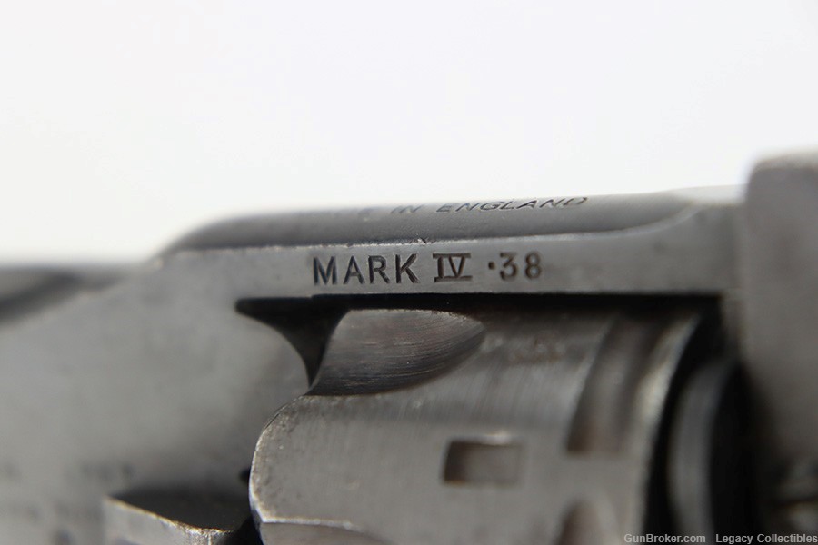 British Webley Mark IV Revolver - .38 -img-6