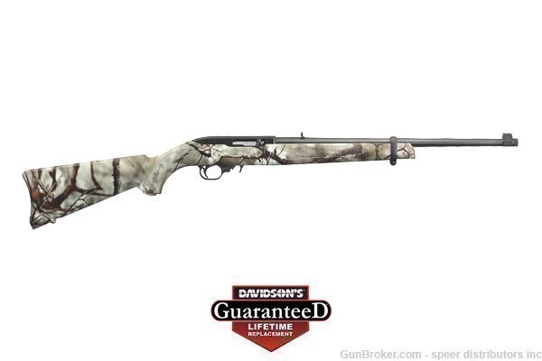 RUGER 10/22 22LR 18B 10R CAMO THREADED BARREL-img-1