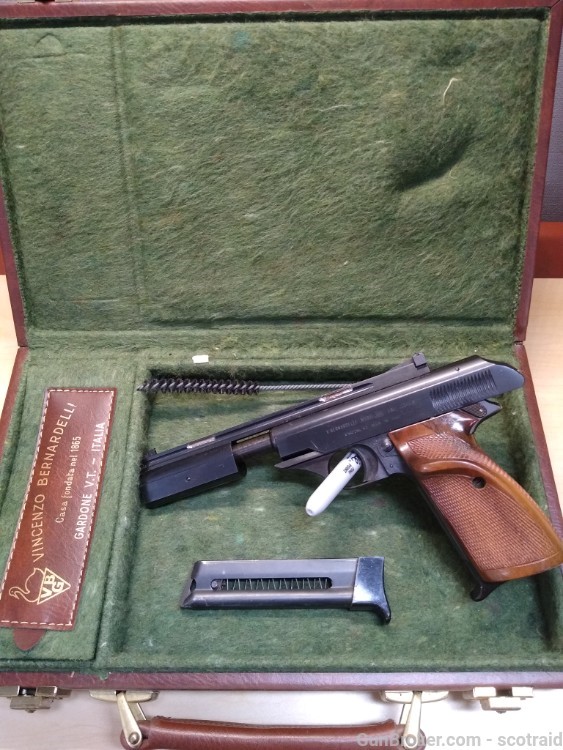 Bernardelli Model 100, 22LR Semi Auto Pistol, 5" Barrel, 2 Mags-img-9