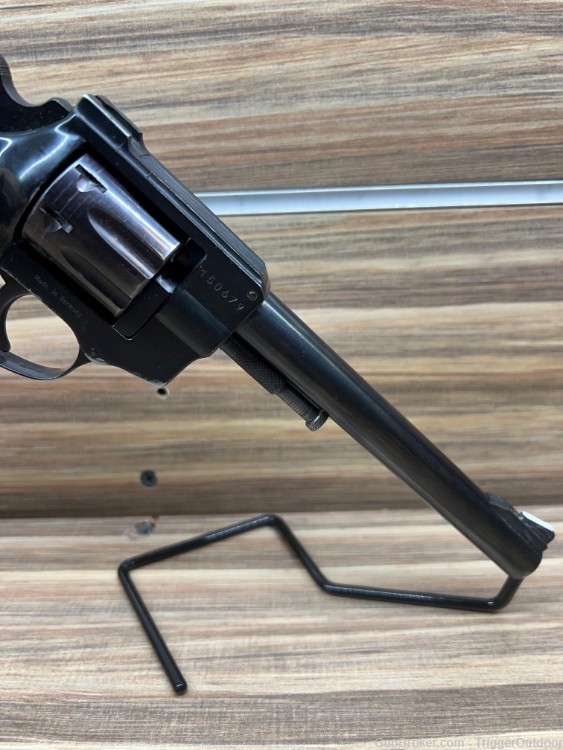 1966  Arminius HW7 22LR 6" 8 Shot Revolver-img-2