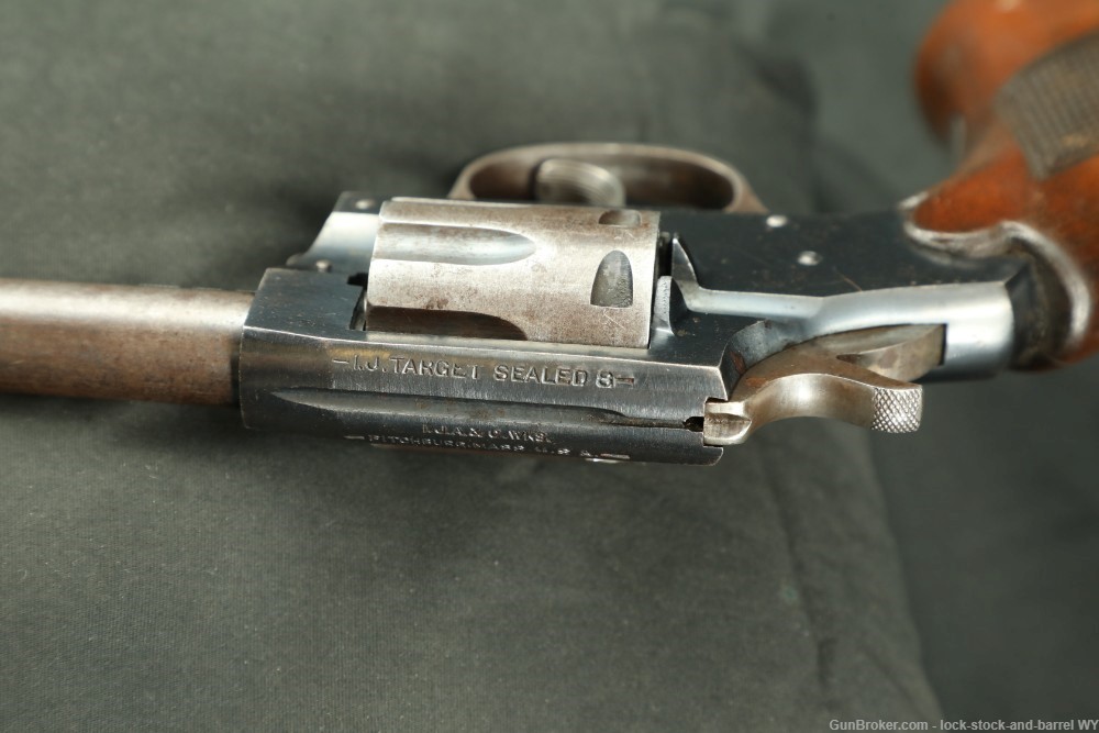 Iver Johnson Target Sealed 8 .22 LR Double Action Revolver, MFD 1940s C&R-img-14