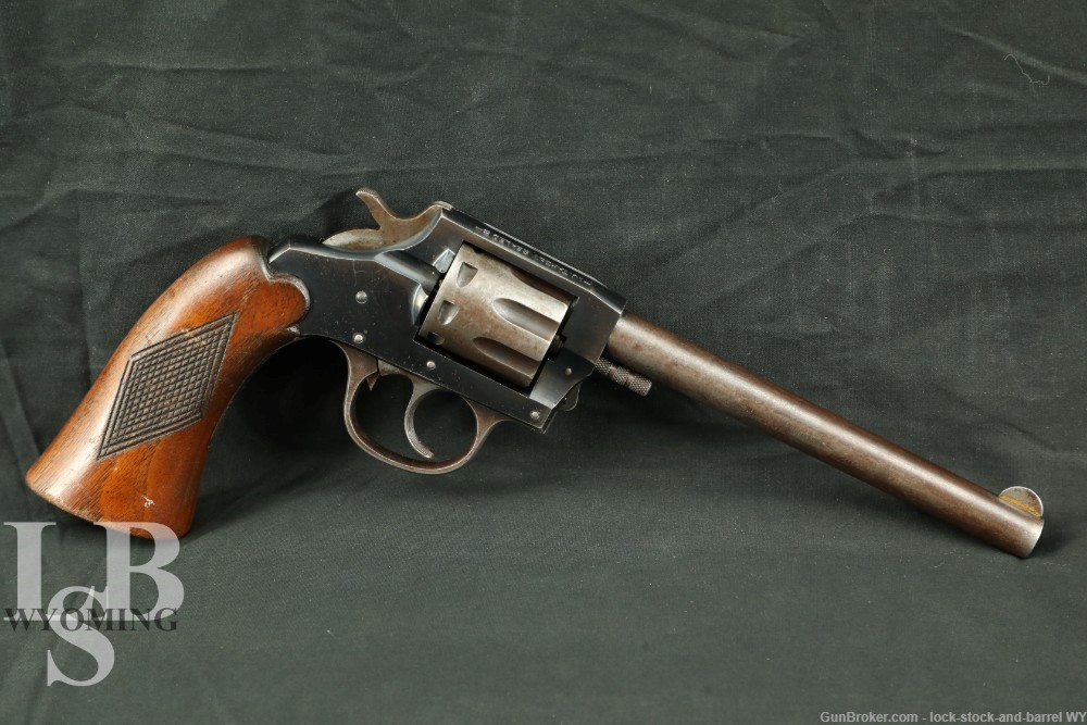 Iver Johnson Target Sealed 8 .22 LR Double Action Revolver, MFD 1940s C&R-img-0