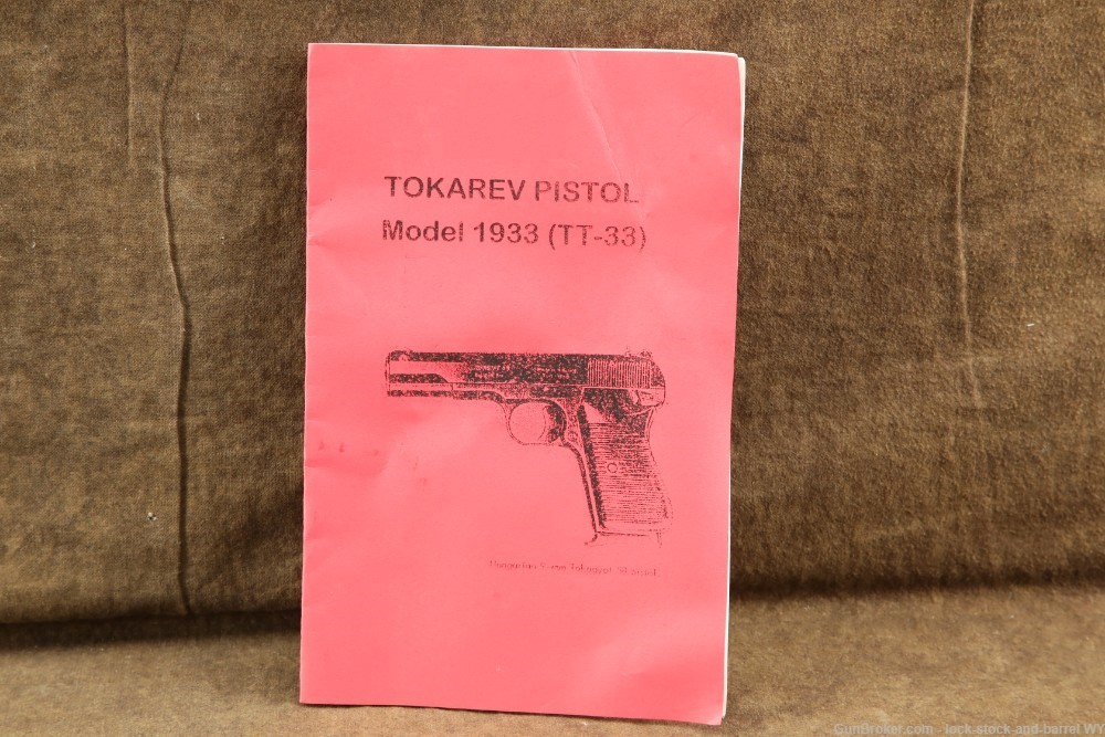 Romanian TT-33C TTC 7.62x25 Tokarev 4.5" Semi-Auto Pistol C&R 1956-img-26