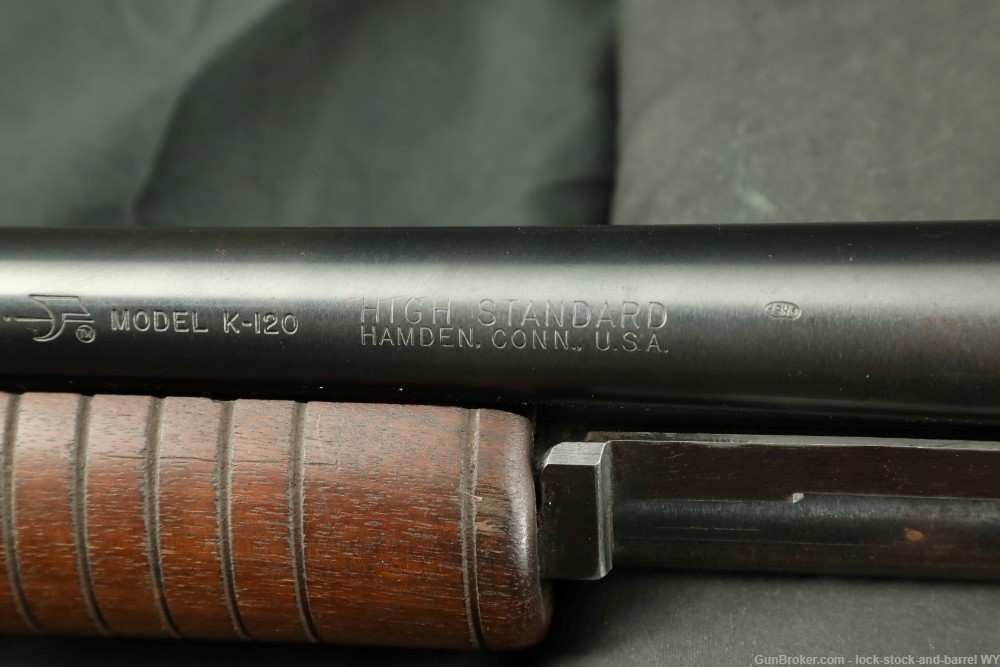 Vintage High Standard Riot 20-6 K-120 12GA 20" Pump Action Police Shotgun-img-26