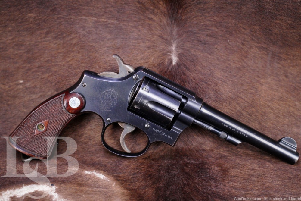 Smith & Wesson Model K-200 BSR .38 S&W 5" DA/SA Revolver 1941 C&R-img-0
