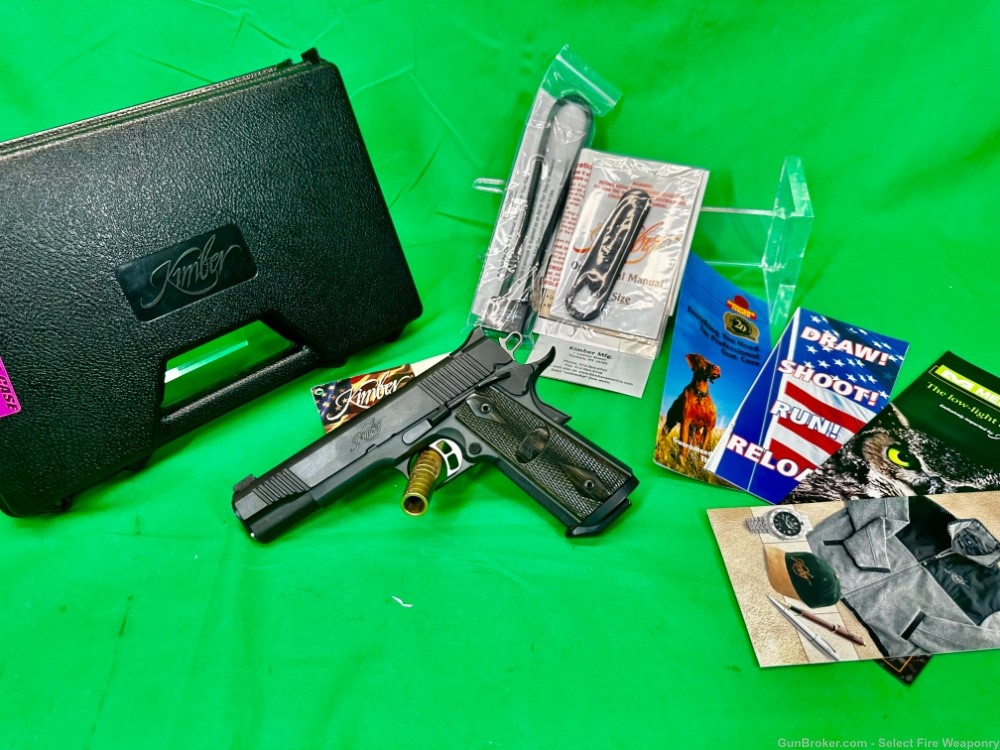 Kimber Tactical Custom II .45 acp used Mint in Box 1911 1911a1-img-0