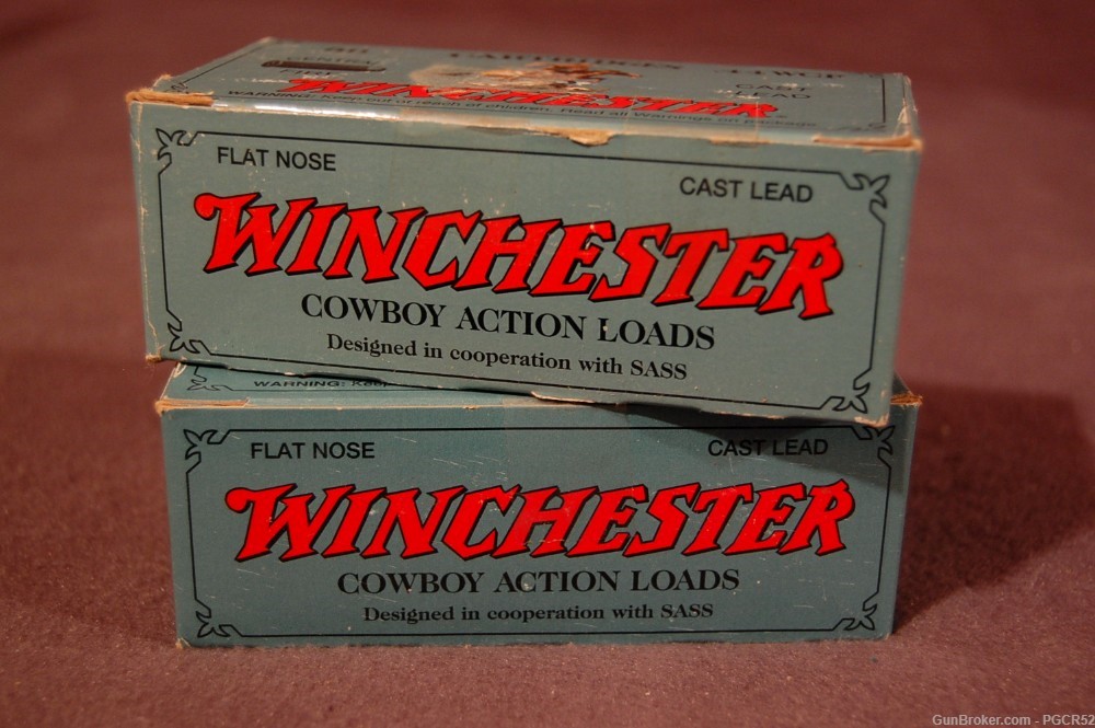 Winchester .44WCF (44-40) Cast Lead Pistol or Rifle Ammo-img-1