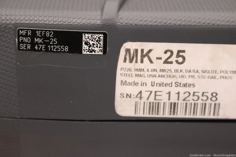 SIG Sauer P226 MK25 9mm 4.4" w/ Case-img-9