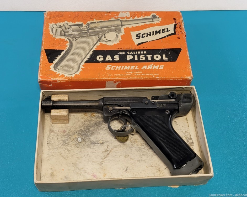 Vintage Schimel Air Pistol CO2 GP-22 + Box & Provenance 346-img-0