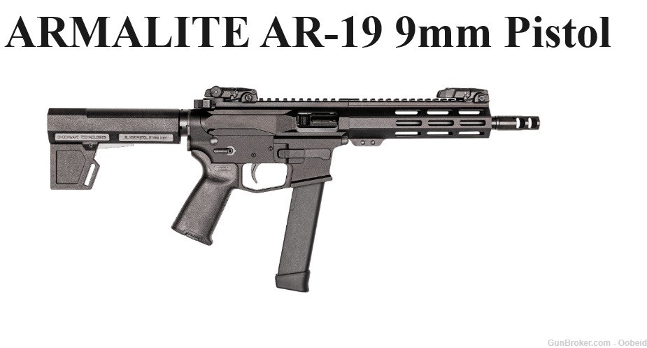 Armalite AR-19 PDW 9mm Pistol 33rd Mag M-15 M15 PDW9 Glock Mag-img-16