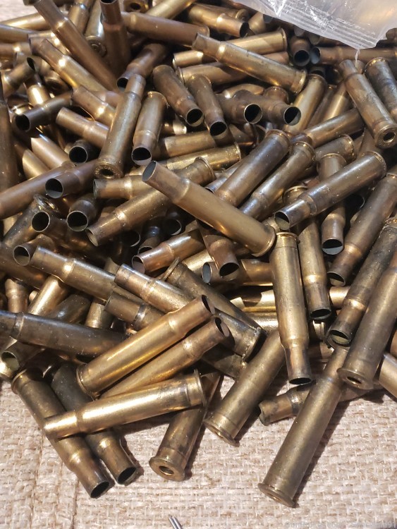 Massive lot of 313 pieces 30-40 krag brass ammo ammunition reloading-img-1