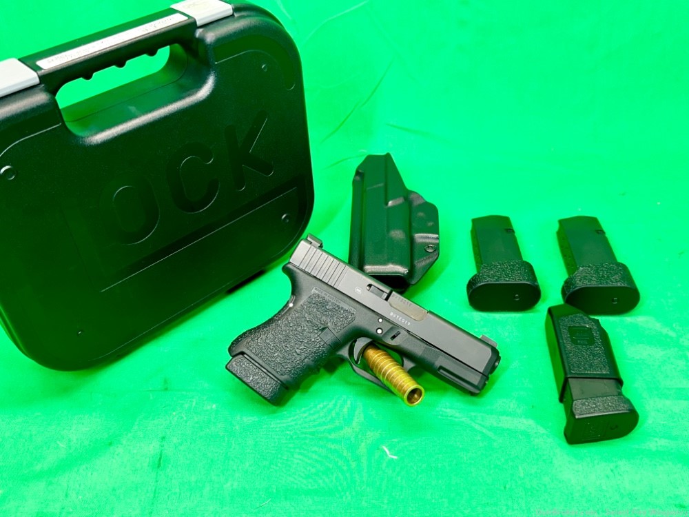 Glock 30S 30 S .45 acp Ameriglo Sights in Box w/ holster 4 magas-img-0