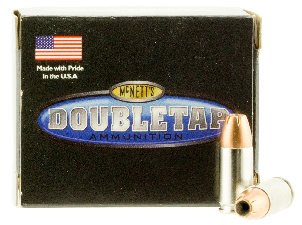 DoubleTap Defense 9mm Luger +P 165 Gr. 995 fps Jacketed Hollow Point 20/Box-img-0