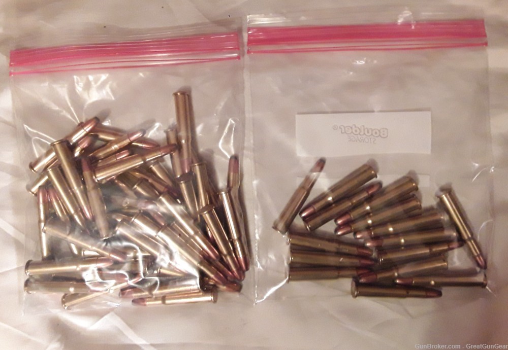 65 x Reload Ammo Rounds COMPONENTS ONLY Caliber 30-30 WIN Sierra Flat Nose-img-0