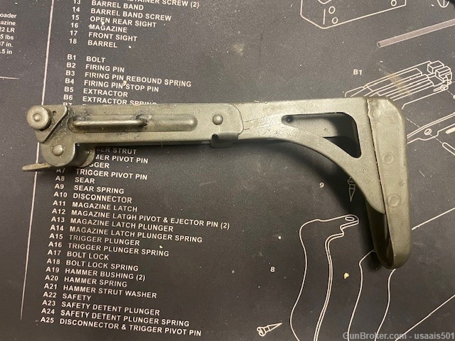 Uzi Folding stock with no mounting screw-img-1