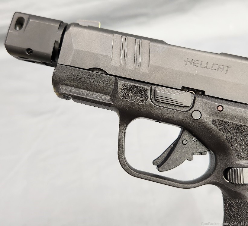 Springfield Hellcat RDP 9mm pistol w/ comp, SMSc red dot, original box-img-15