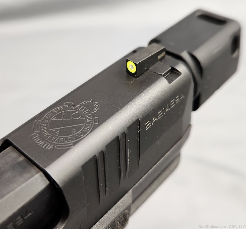 Springfield Hellcat RDP 9mm pistol w/ comp, SMSc red dot, original box-img-8