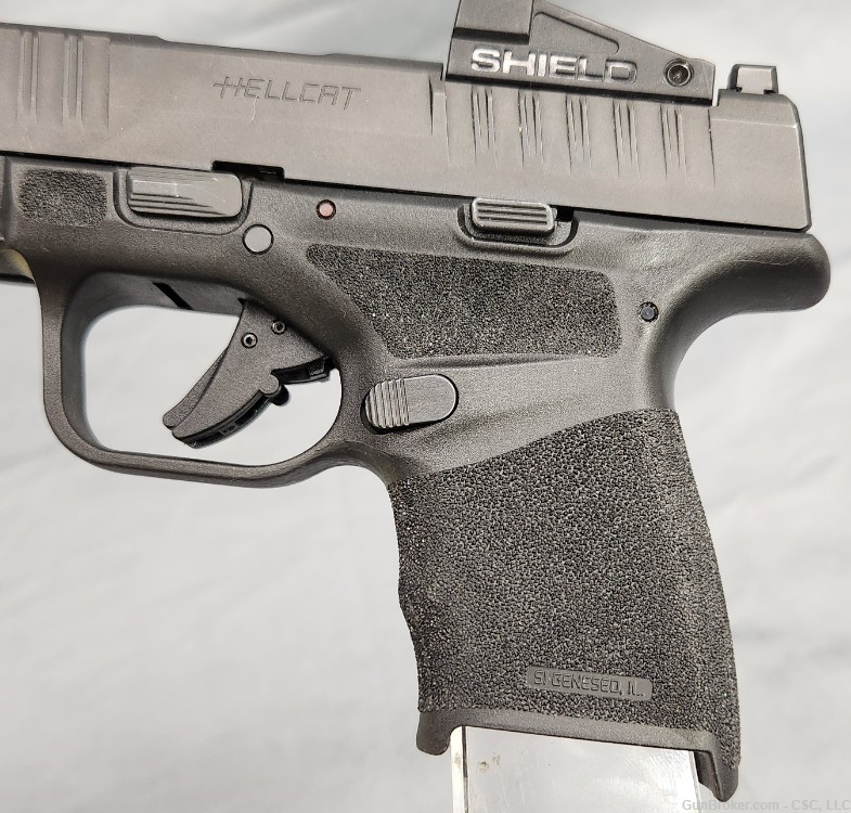 Springfield Hellcat RDP 9mm pistol w/ comp, SMSc red dot, original box-img-13