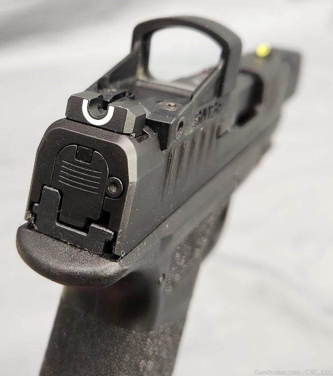 Springfield Hellcat RDP 9mm pistol w/ comp, SMSc red dot, original box-img-5