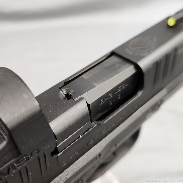 Springfield Hellcat RDP 9mm pistol w/ comp, SMSc red dot, original box-img-7