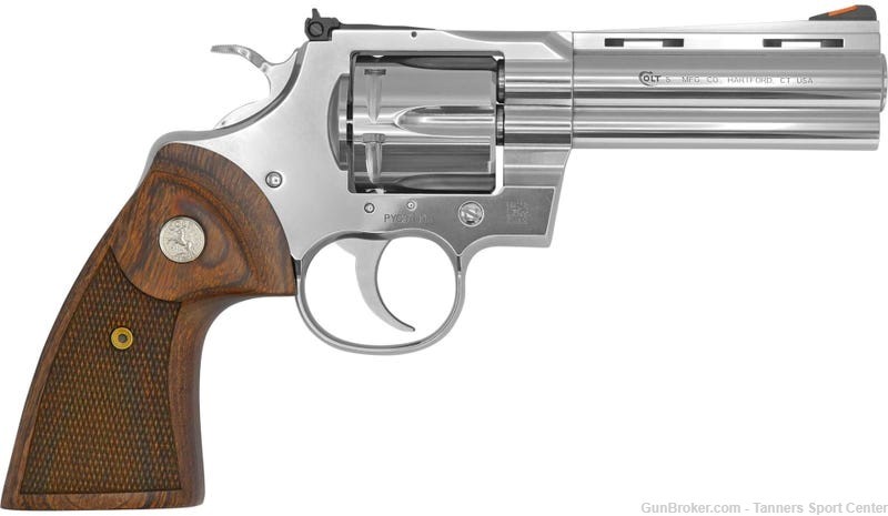 NEW Colt Python 4.25" Stainless SS 357 Mag NIB-img-0