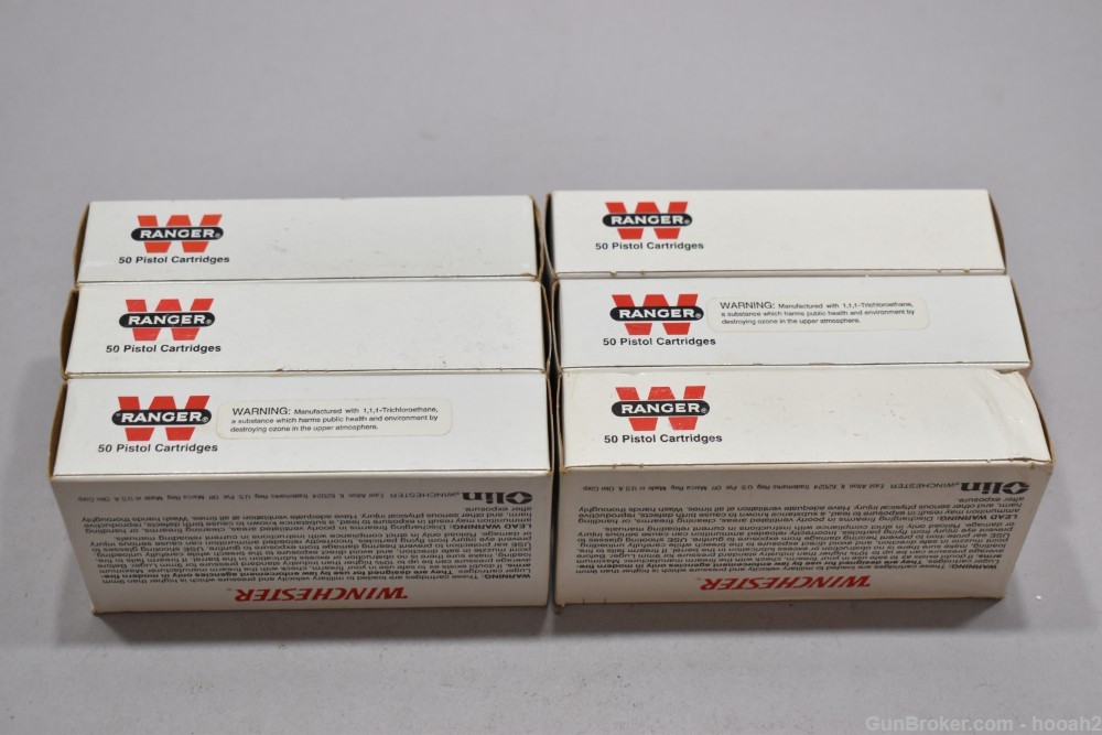 6 Boxes 295 Rds Winchester 9mm NATO 124 G FMJ 92-94 Dated RA9124N-img-1