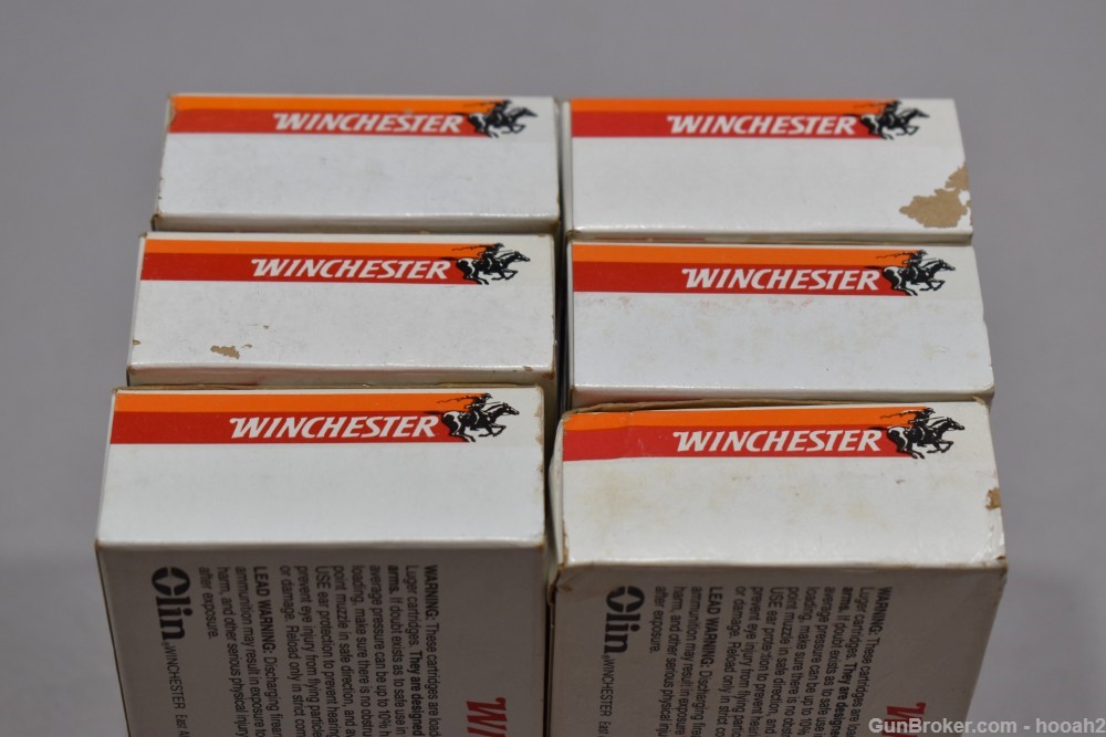 6 Boxes 295 Rds Winchester 9mm NATO 124 G FMJ 92-94 Dated RA9124N-img-2