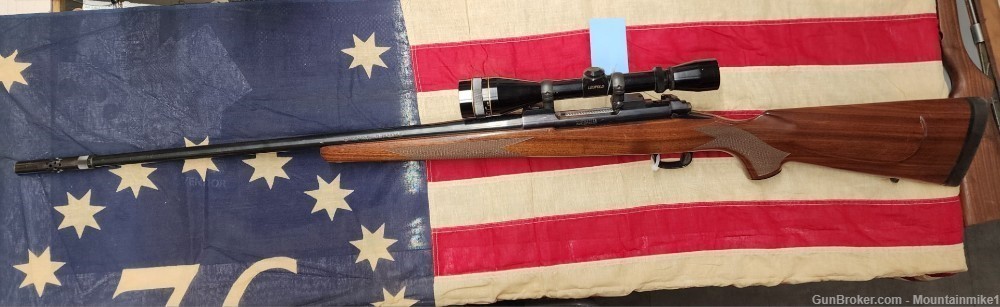 Winchester Model 70 with Leupold Scope and adjustable Muzzle break -img-1