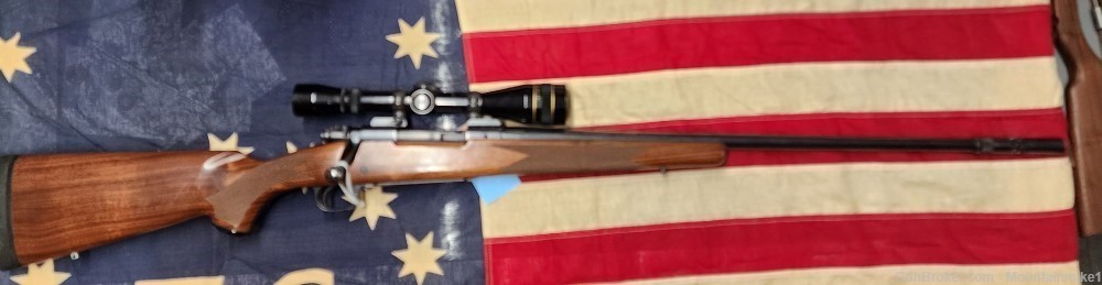 Winchester Model 70 with Leupold Scope and adjustable Muzzle break -img-0