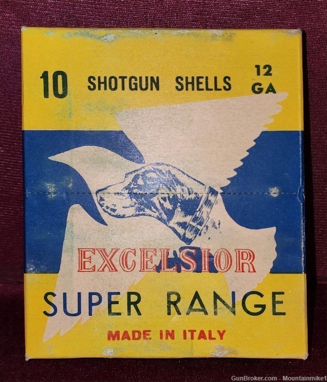 Very Rare Excelsior Shotgun Shells Super Range-img-2