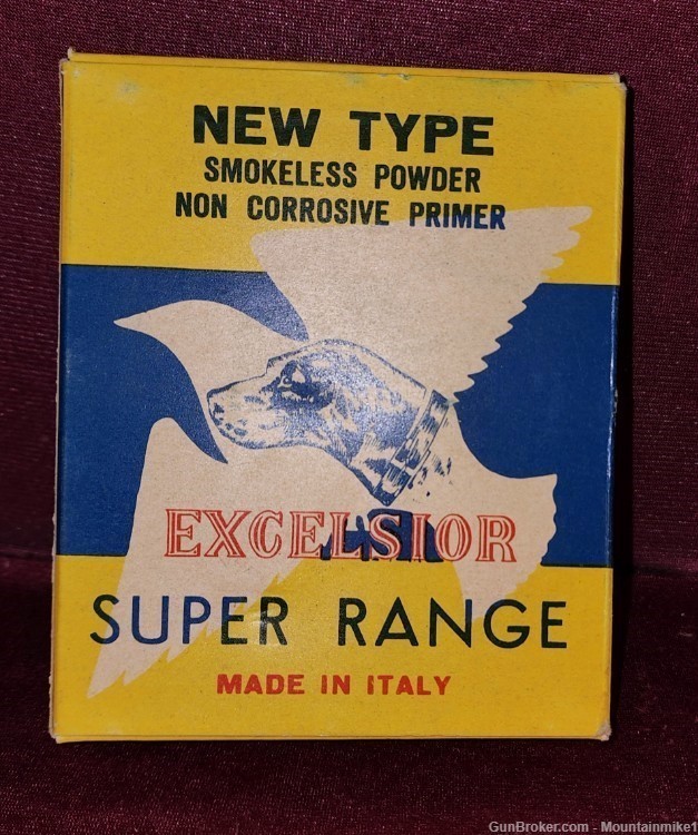 Very Rare Excelsior Shotgun Shells Super Range 12 gauge-img-0