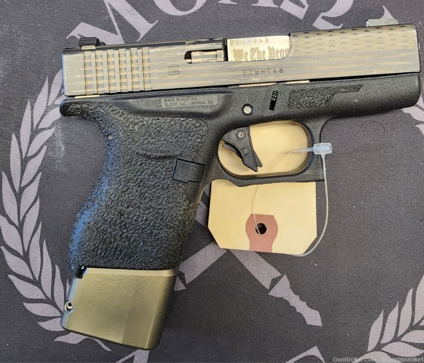 Glock 43 with extra mags and holster -img-0