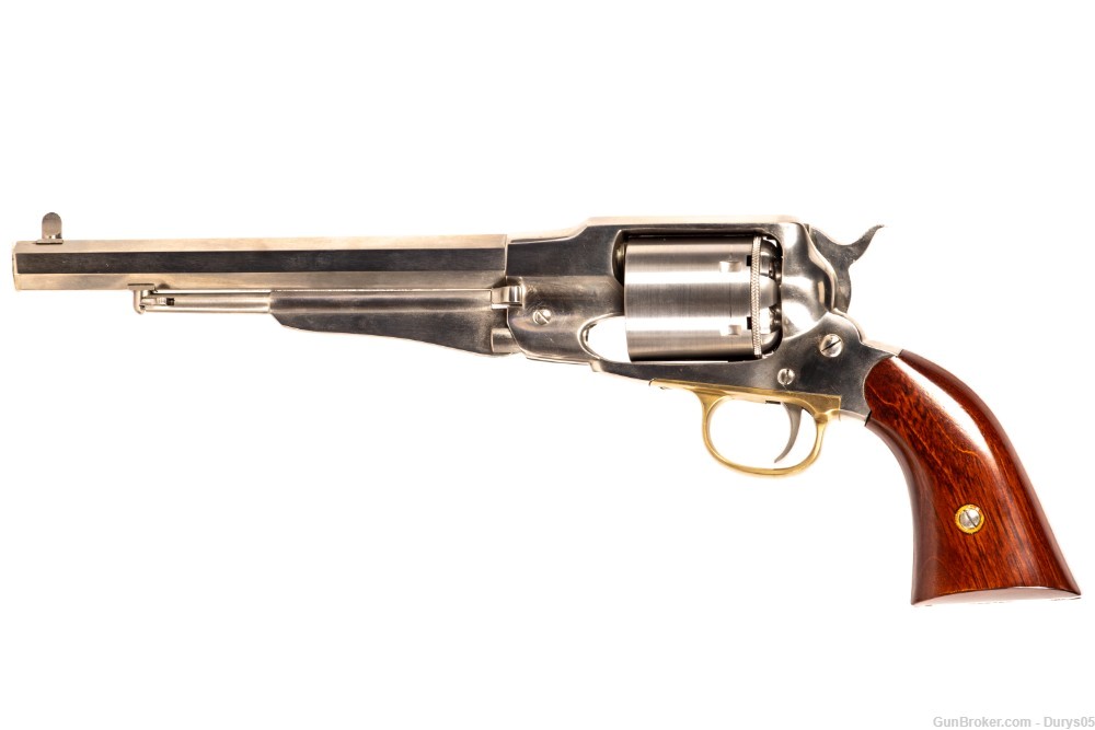 Uberti 1858 New Army Inox 45 Colt w/ extra cylinder Durys # 17601-img-9