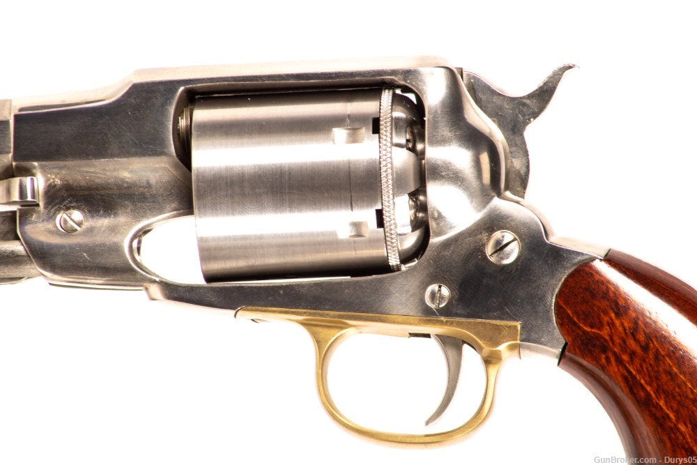 Uberti 1858 New Army Inox 45 Colt w/ extra cylinder Durys # 17601-img-7