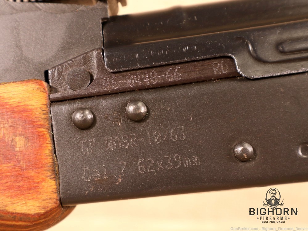 Century Arms, Romarm Cugir, WASR-10/63 AKM 7.62x39 w/Scope Rail *PENNY*-img-11