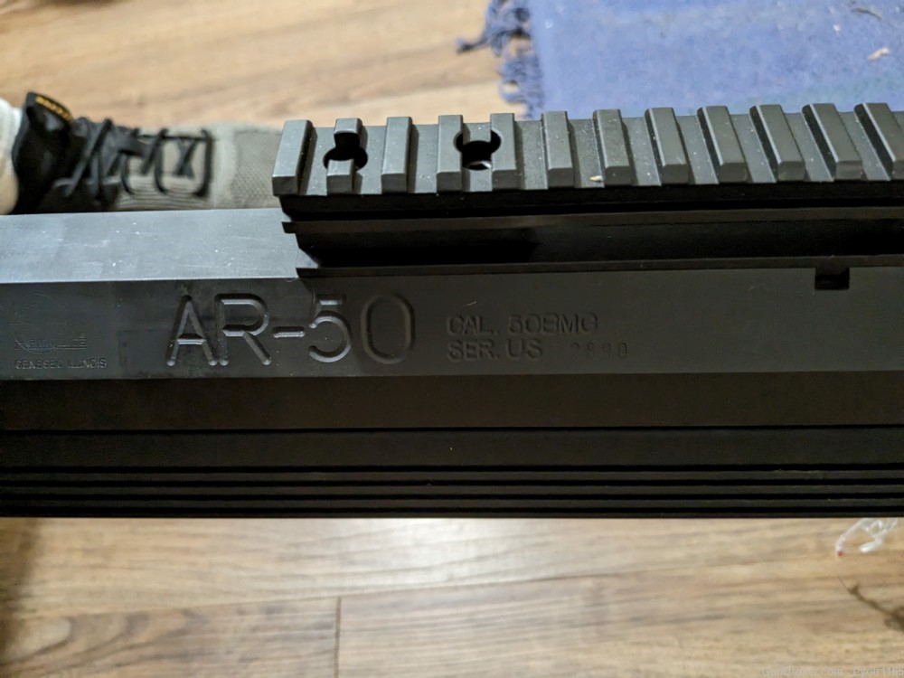 Suppressed Armalite AR-50 .50 BMG-img-5